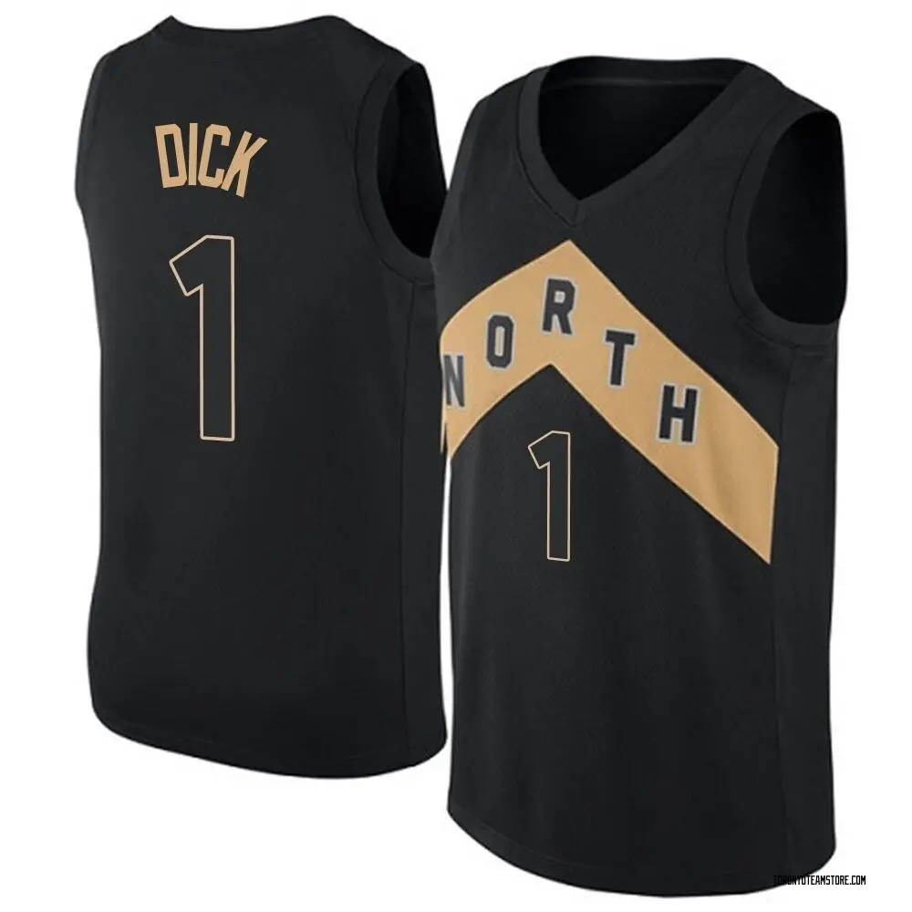 Youth Gradey Dick Toronto Raptors Black Jersey - City Edition - Swingman